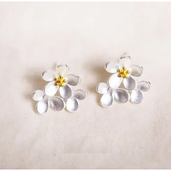 Náušnice Dámské náušnice s květinami 1