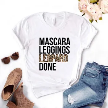 Dámské tričko Dámské tričko s leopardím nápisem M