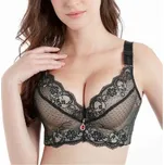 Dámská podprsenka s krajkou černá 70C