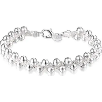 Náramek Dámský masivní náramek s kuličkami