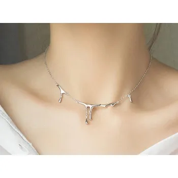 Náhrdelník Dámský náhrdelník s kapkami G458