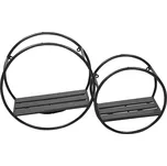 Zahradní police NESSA antracit