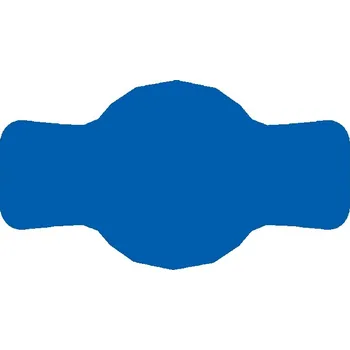 Speciální papír ETIKETA NA ZAVAŘOVACÍ SKLENICE 7x4 cm SAMOLEPKY NA ZAVAŘENINY 72 ks MODRÁ MATNÁ