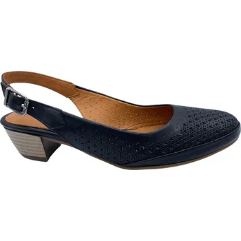 Dámské lodičky Traxin Dámské kožené lodičky bez paty MISSTIC 13 černé Velikost: 39 (EU)