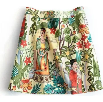 Dámská sukně Dámská mini sukně s vysokým pasem G61 M 3