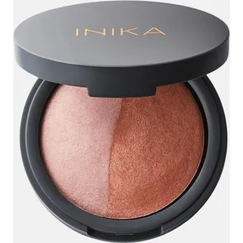 Tvářenka Inika Organic Přírodní zapečená minerální duo tvářenka (Odstín: Pink Tickle)