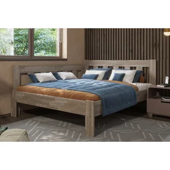 Postel ProSpánek Utena 140 x 200 cm, levý roh, buk BO105