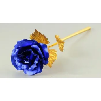 umělá květina Dekorační růže J2866 modrá