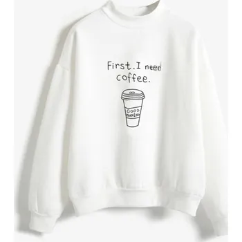 Dámská mikina Dámská mikina COFFEE bílá M