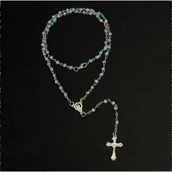 Náhrdelník Dámský dlouhý náhrdelník s přívěskem kříž 5