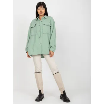 Dámská tunika Mátová dámská košile na knoflíky DN-