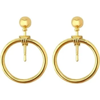 Náušnice Dámské visací náušnice H746 zlatá