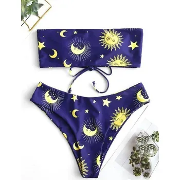 Dámské plavky Dámské bikiny P921 tmavě modrá S