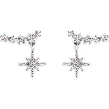 Náušnice Dámské visací náušnice H769 stříbrná 2