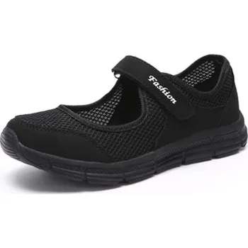 Dámské sandále Dámské letní boty na suchý zip černá 36