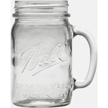 Sklenice Ball Drinking Jar Regular sklenice s uchem 475 ml (16 oz.)
