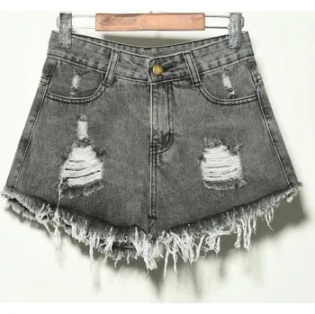 Dámské kraťasy Dámské džínové kraťasy Brunela šedá 3XL