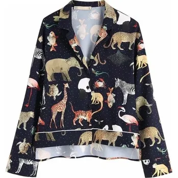 Dámská košile Dámská košile se zvířaty S