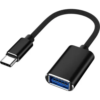 Redukce Adaptér USB 3.0 na USB-C 15 cm černá