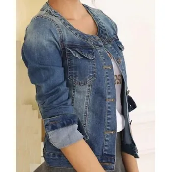 Dámská casual bunda Dámská džínová bunda XXL