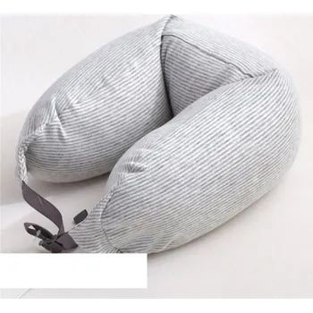 Cestovní polštářek se zapínáním J2782 šedo-bílá