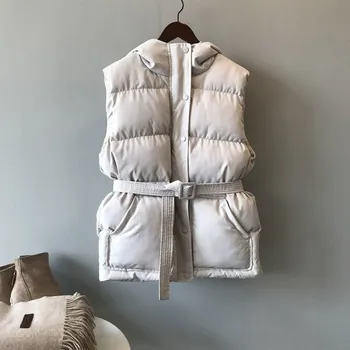 Dámská vesta Dámská prošívaná vesta P1425 béžova S