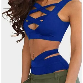 Dámské plavky Dámské bikiny P815 modrá M