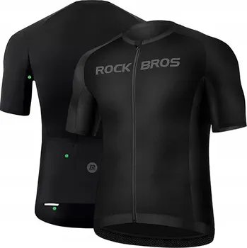 cyklistický dres Cyklistický dres Rockbros 15120002003 s krátkým rukávem, velikost L - černý