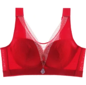 Podprsenka Dámská sexy vyztužená podprsenka červená 75C