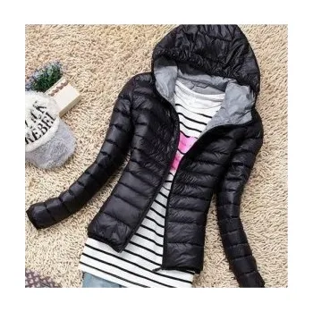 Dámská bunda Bavlněná dámská zimní bunda J2307 černá S