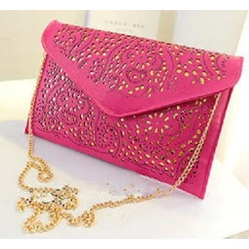 Kabelka Dámské psaníčko s originálním vzorem - Růžové