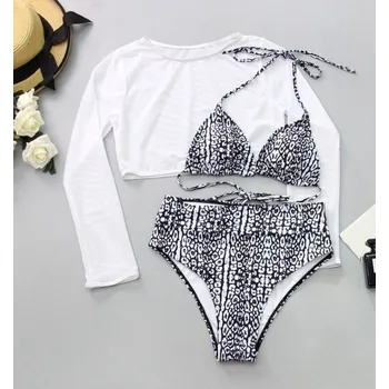 Dámské plavky Dámské bikiny a crop top P350 L 4