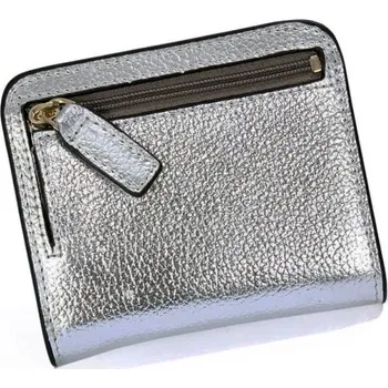 Peněženka Dámská kožená mini peněženka M266 stříbrná