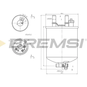Palivový filtr Palivový filtr BREMSI FE0785