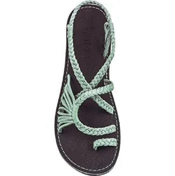Dámské sandále Dámské plážové sandály zelená 38