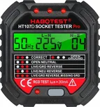 Habotest Ht107d Tester elektrických zásuvek s LCD displejem Test RCD