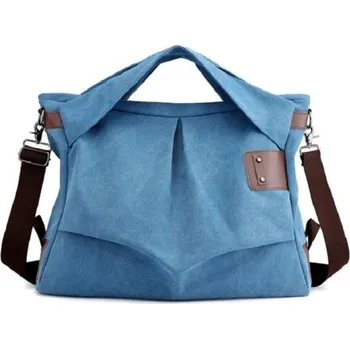 Kabelka Dámská plátěná kabelka M1819 modrá