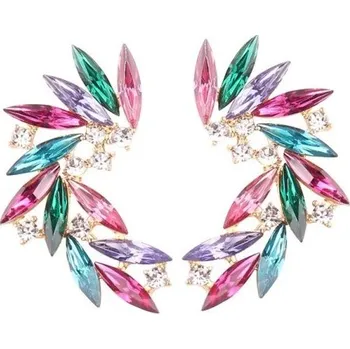 Náušnice Dámské lemující náušnice s kamínky H809 31