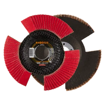 Brusný kotouč RHODIUS Lamelový brusný kotouč VISION SPEED 125 x 22,23 P80 TOPline
