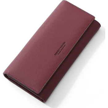 Peněženka Dámská kožená peněženka M379 vínová