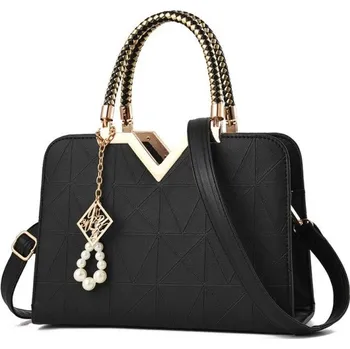 Kabelka Dámská kožená kabelka M1191 černá