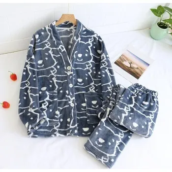 Dámské pyžamo Dámské pyžamo P3086 tmavě modrá S