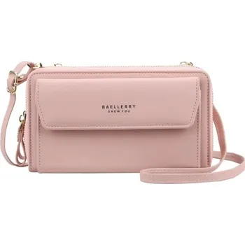 Peněženka Dámská peněženka přes rameno M226 růžová