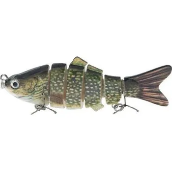 Umělá nástraha 6-segmentová rybářská návnada J469 zelená