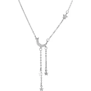 Náhrdelník Dámský náhrdelník s hvězdami a měsícem