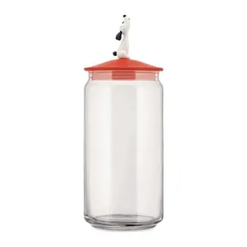 Dóza na potraviny Designová dóza na granule pro psa Lula Red Orange