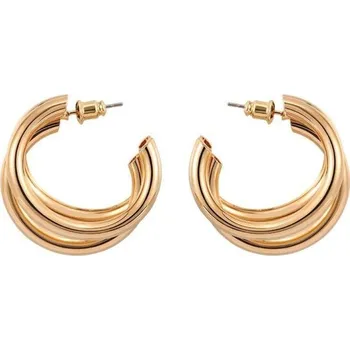 Náušnice Dámské kruhové náušnice G292 zlatá