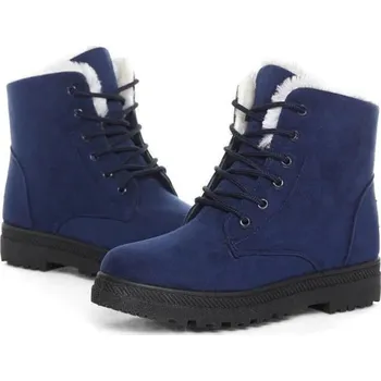 Dámská obuv Dámské zimní boty s kožíškem J836 modrá 40