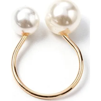 Prsten Dámský prstýnek s perlou D2905 zlatá