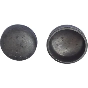 Kovové kulaté víčko o průměru 42 mm k ukončení trubky